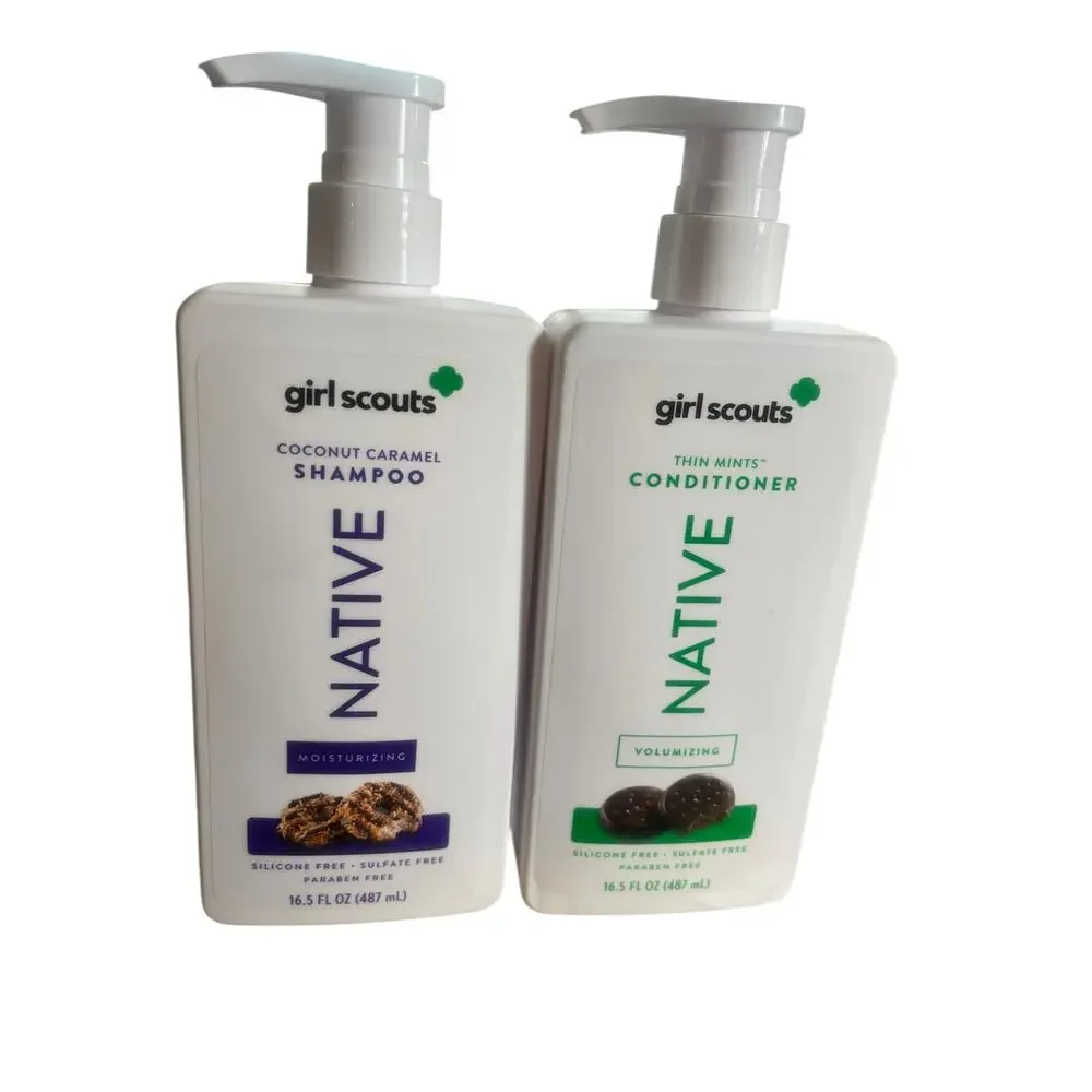 Native Girl Scout Cookies Scents Shampoo and Conditioner 16.5 ou each